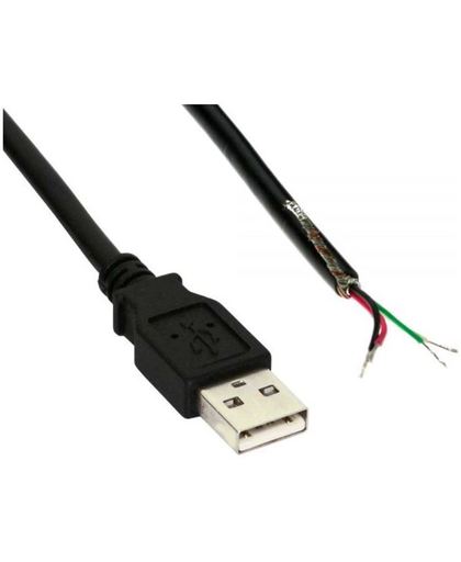 OKS USB2.0 - USB-A (m) - open eind - 2 meter