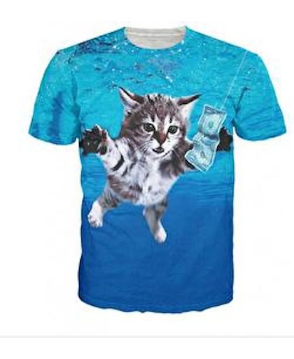 Nirvana - Nevermind kat t-shirt Maat: L Crew neck