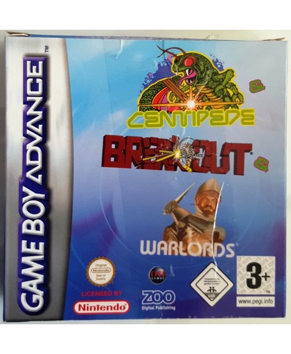 Breakout / Centipede / Warlords (GBA)