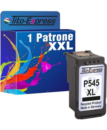 Tito-Express PlatinumSerie 1 Patroon XXL voor Canon PG-545 XL Black PlatinumSerie MG 2550 / MG 2500 Serie / MG 2450 / MG 2400 Serie / MG 2950 / MG 2455 / MG 2555 / IP 2800 / MG 2900