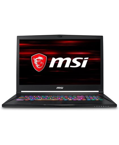MSI Gaming GS73 8RF-021BE Stealth 4K Zwart Notebook 43,9 cm (17.3") 3840 x 2160 Pixels 2,20 GHz Intel® 8ste generatie Core™ i7 i7-8750H