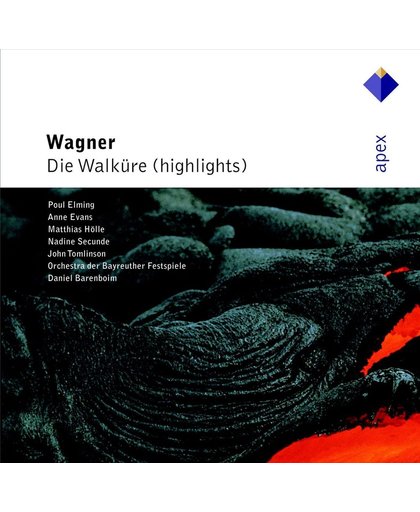 Wagner: Die Walkure - Highlights / Barenboim, Elming, Evans, Holle et al