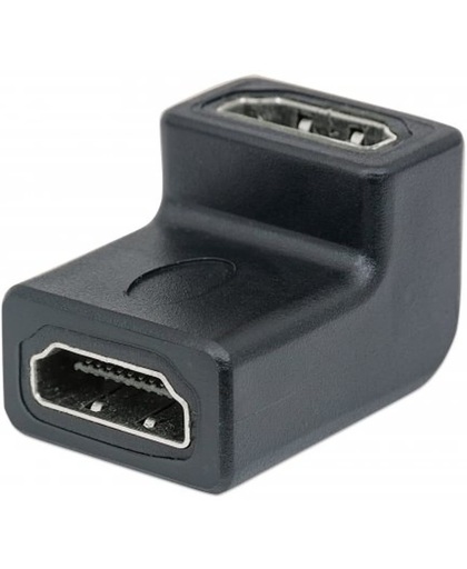 Manhattan 353472 HDMI HDMI Zwart kabeladapter/verloopstukje