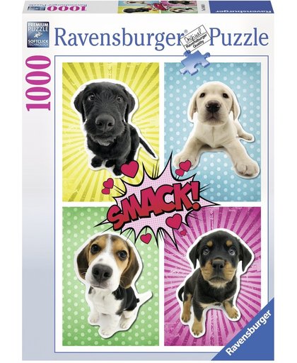 Ravensburger Honden Pop Art - Puzzel van 1000 stukjes