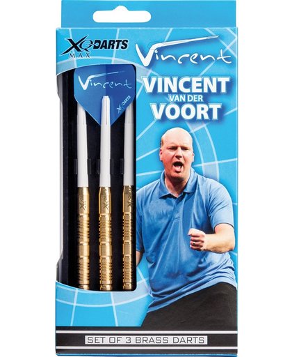 Vincent van der Voort Originals - steeltip dartpijlen - 20 gram - 100% brass