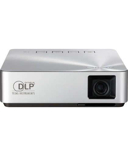 ASUS S1 Draagbare projector 200ANSI lumens DLP WVGA (854x480) Zilver beamer/projector
