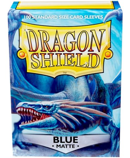 Dragon Shield Standard Sleeves - Matte Blue (100 Sleeves)