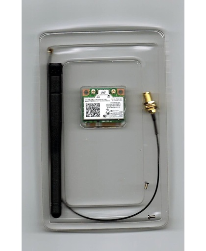 Giada WiFi en Bluetooth module, mini PCI Express, Intel AC-3160 met antenne, 802.11AC+Bluetooth4