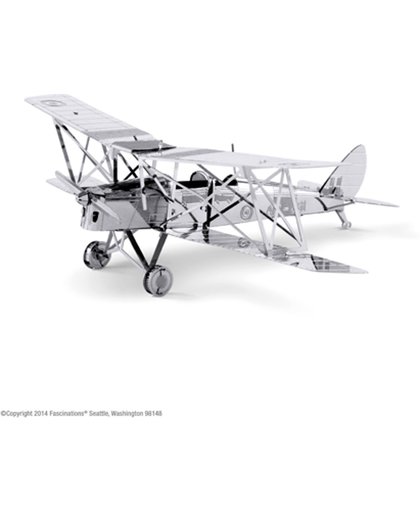 Metal Earth Modelbouw 3D DH82 Tiger Moth - Metaal