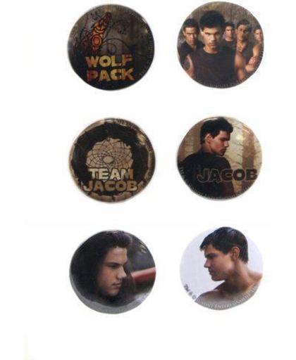 Twilight New Moon - Pin Set of 6 "Jacob Second Set"
