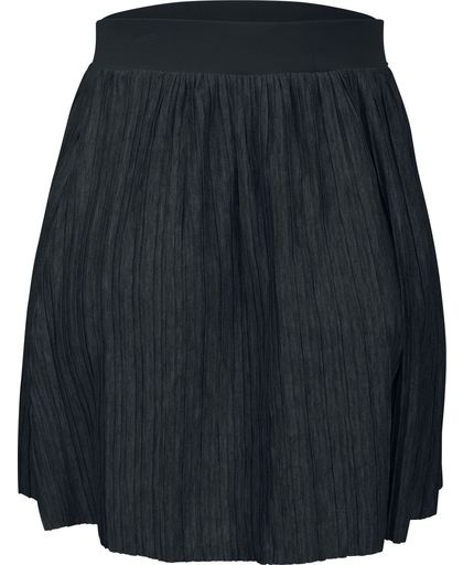Urban Classics Ladies Jersey Pleated Mini Skirt Minirok zwart