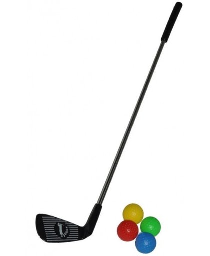 Speelgoed golfclub met 4 ballen