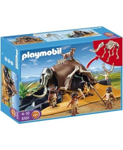 Playmobil Mamoetskelet Met Jagers - 5101
