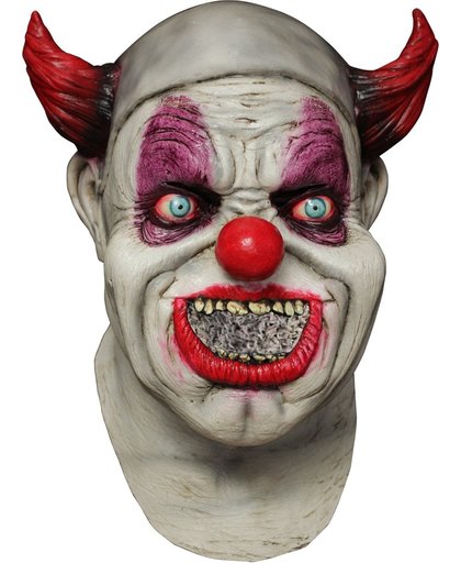 Volledig Halloween masker van horror clown volwassenen - Verkleedmasker - One size