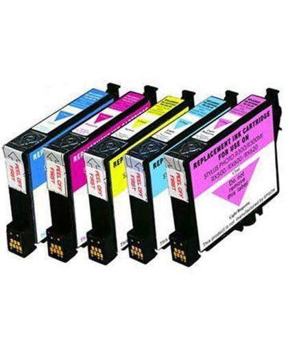 Epson T0482-T0486 inktcartridges dubbelpak kleur 5st. (huismerk)