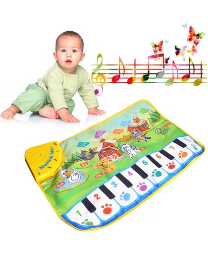 Kinder Piano Mat - Mat met Piano Toetsen - Educatief Speelgoed Voor Kinderen - 8 Toetsen