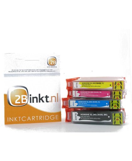 Merkloos   Inktcartridge / Alternatief voor de HP 364XL multipack cartridges (4-pack)