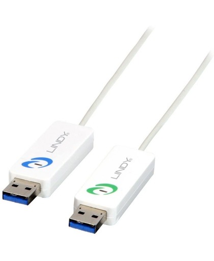 Lindy 42624 1.5m USB A USB A Mannelijk Mannelijk Wit USB-kabel