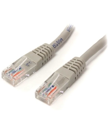 StarTech.com 10 ft Gray Molded Category 5e (350 MHz) UTP Patch Cable 3m Grijs netwerkkabel