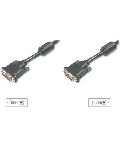 ASSMANN Electronic AK 620N-5 5.00m DVI-D DVI-D Zwart DVI kabel