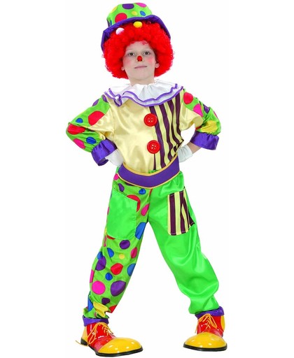 Kleurrijke clown kostuum voor jongens - Verkleedkleding - 122/128