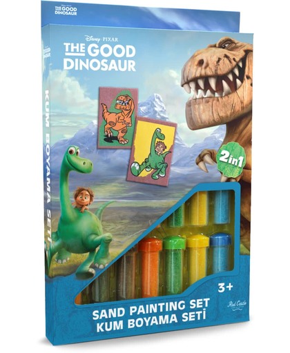 Disney · PIXAR The Good Dinosaur - Arlo, Spot & Butch ǀ 2in1 Sand Painting Art Set