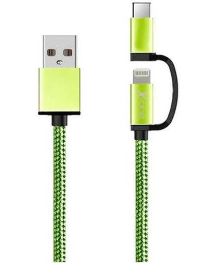 USB-kabel voor iPad/iPhone Ref. 101110 | Groen