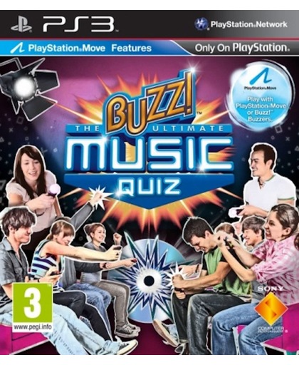Buzz: The Ultimate Music Quiz + 4 Draadloze Buzzers