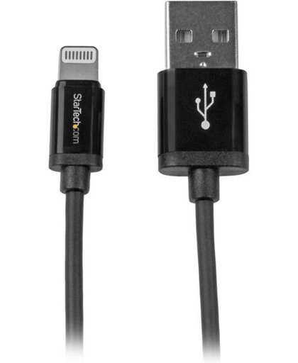 StarTech.com 15 cm korte zwarte Apple 8-polige Lightning-connector-naar-USB-kabel voor iPhone / iPod / iPad
