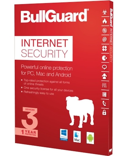 BullGuard Internet Security White Cap OEM1 Year1 User100 MB25 Pack