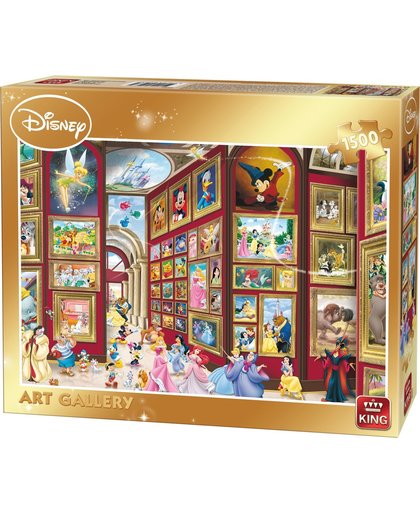 Disney Puzzel 1500 Stukjes - Art Gallery - King Legpuzzel (90 x 60 cm)