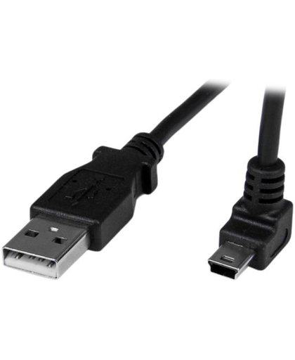 StarTech.com 1 m mini A-naar-mini-B met opwaartse hoek USB-kabel