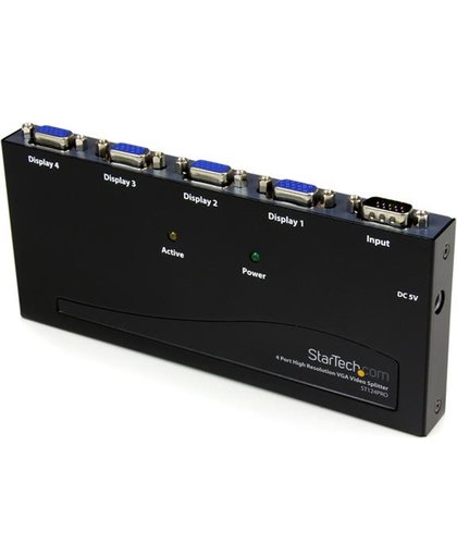 StarTech.com 4-poort Hoge Resolutie 350 MHz VGA Video Splitter