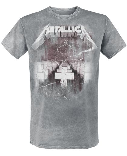 Metallica MoP Cover T-shirt lichtgrijs