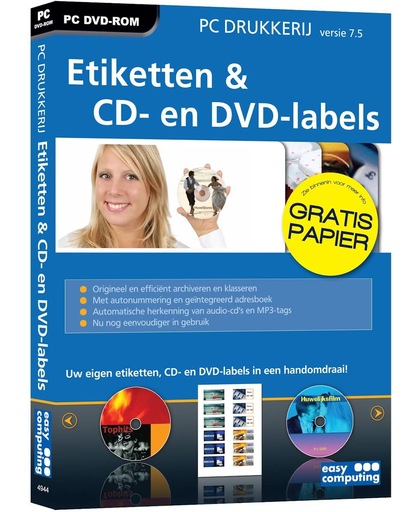 Easy Computing PC Drukkerij Etiketten 7.5
