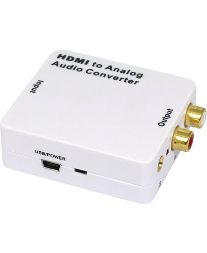 Mini HDMI naar Analoog Audio Converter Omvormer