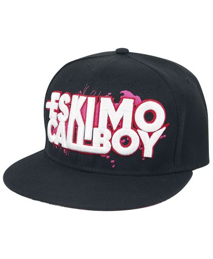 Eskimo Callboy Logo Snapback cap zwart-wit