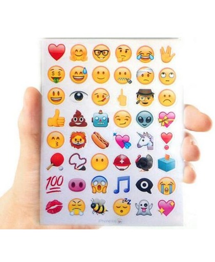 10 verschillende stickervellen / emoij / Iphone / watsapp  icoontjes