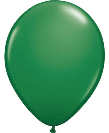 Donkergroene Ballonnen 30cm - 50 stuks