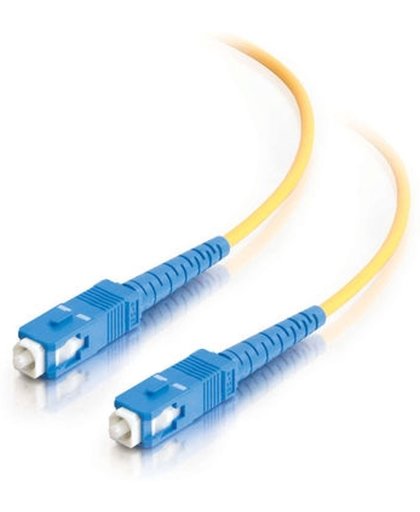 C2G 85575 20m SC SC OFNR Geel Glasvezel kabel