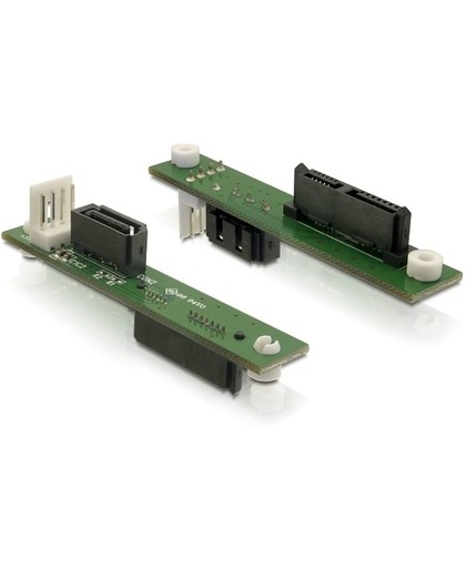 DeLOCK Adapter SATA Slimline <gt/> SATA SATA Slimline 7+6 pin SATA 7pin kabeladapter/verloopstukje