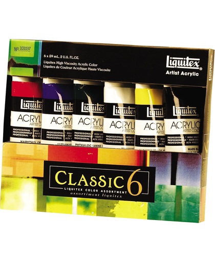 Liquitex Heavy Body Classic Set 6 x 59ml tube