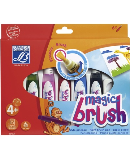 L&B magic brush set 6 kleuren