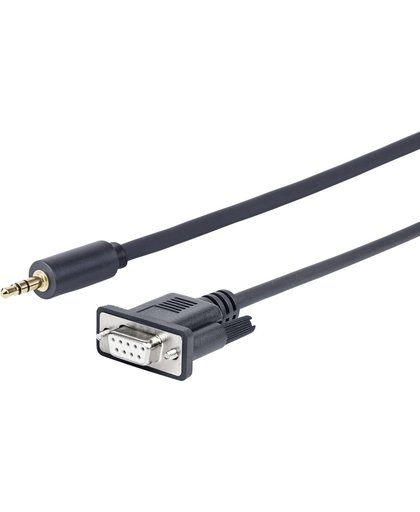 VivoLink 1.0m 3.5mm - D-Sub 9 pin 3.5mm D-Sub 9 pin Zwart kabeladapter/verloopstukje