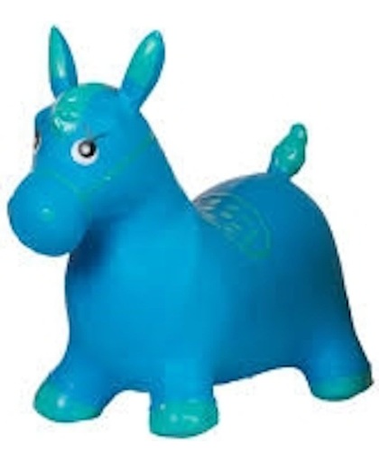 Skippy paard blauw Eddy Toys 49x43x28 cm