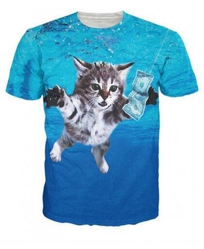 Nirvana - Nevermind kat t-shirt Maat: XL Crew neck