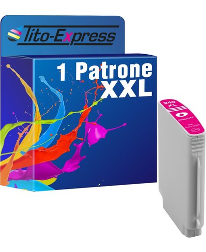 Tito-Express PlatinumSerie PlatinumSerie® 1 Cartridge XXL Magenta Compatible voor HP 940 XL, HP OfficeJet Pro 8000,HP OfficeJet Pro 8000 Wireless,HP OfficeJet Pro 8500,HP OfficeJet Pro 8500 Premier,HP OfficeJet Pro 8000 Enterprise,HP OfficeJet Pro 8