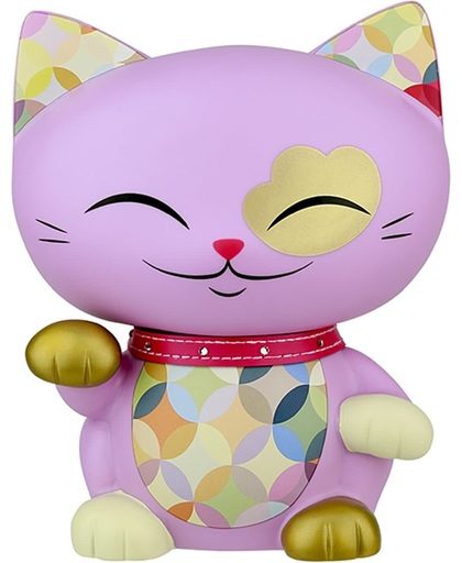 Mani the Lucky Cat (Maneki Neko) - Spaarpot met bedel - roze