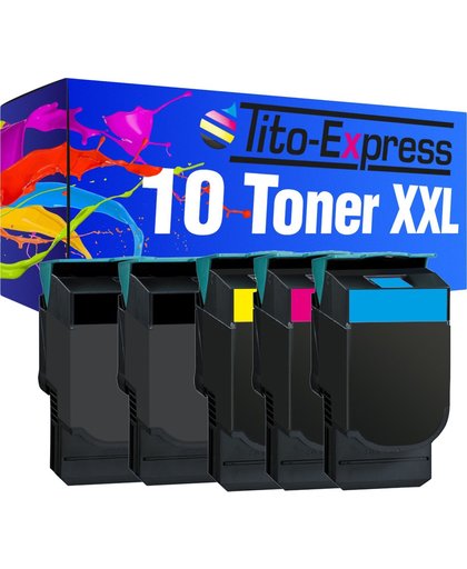 Tito-Express PlatinumSerie PlatinumSerie® 10 Toner compatible voor Lexmark C540N XXL Lexmark Optra: C540N / C543DN / C544N / C544DN / C544DTN / C544DW / C546DTN