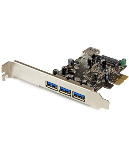 StarTech.com 4-poorts PCI Express USB 3.0 kaart interfacekaart/-adapter